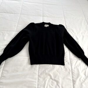 Industry Black Balloon Sleeve Sweater